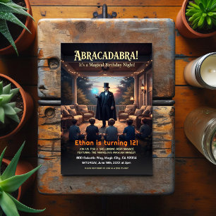 Magical Magician Birthday Party  Postcard