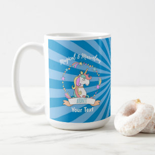 Magical Marvellous Aunt - Unicorn Princess Coffee Mug