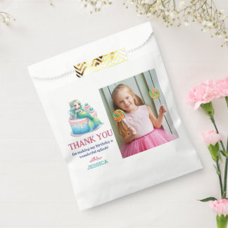 Magical Mermaid 5Th Birthday Under The Sea Photo Favour Bags