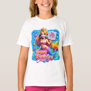 Magical Mermaid Birthday Delight, Birthday gift T-Shirt