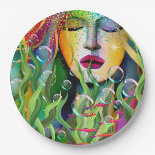 Magical Mermaid Paper Plate
