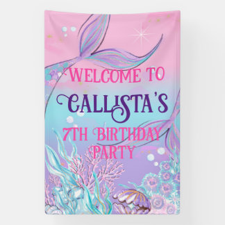 Magical Mermaid Tail Banner – Under the Sea