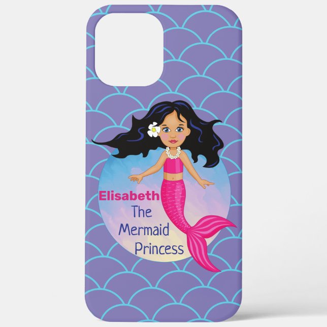 Magical Mermaid Under The Sea Birthday Case-Mate iPhone Case (Back)
