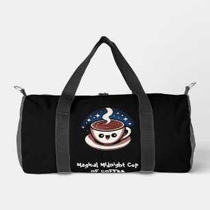 Magical Midnight Cup Of Coffee Duffle Bag