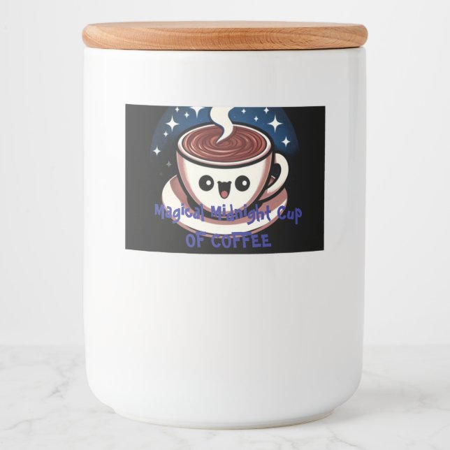Magical Midnight Cup Of Coffee  Food Label (Front)