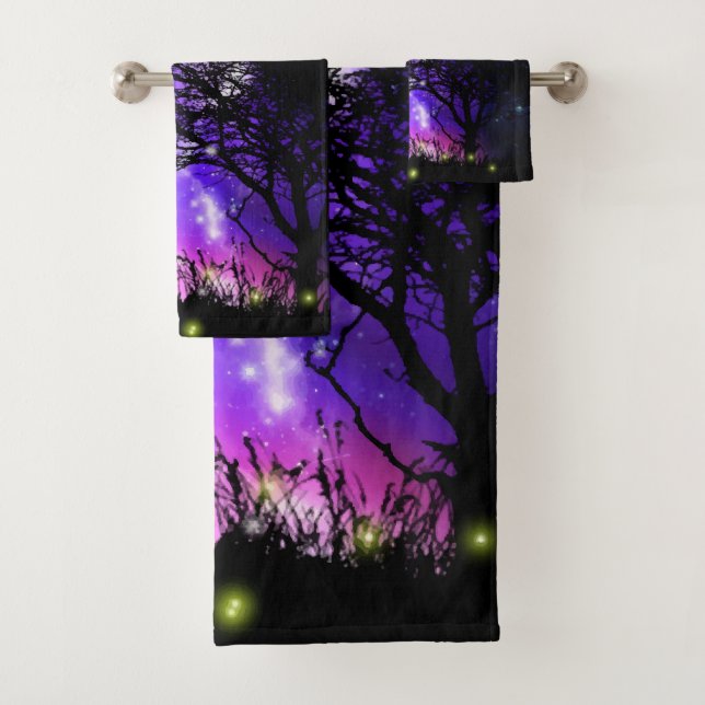 Magical Milky Way Bath Towel Set (Insitu)