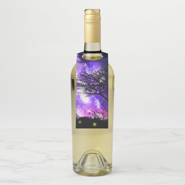 Magical Milky Way Bottle Hanger Tag (On Bottle)