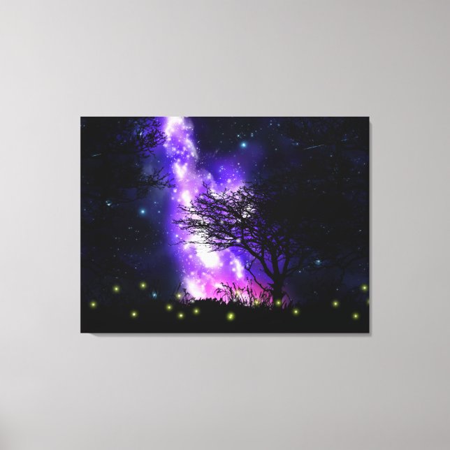 Magical Milky Way Canvas Print (Front)