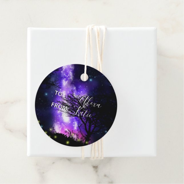 Magical Milky Way Favour Tags (In Situ)