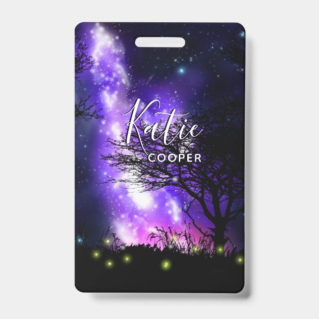 Magical Milky Way ID Badge (Front)