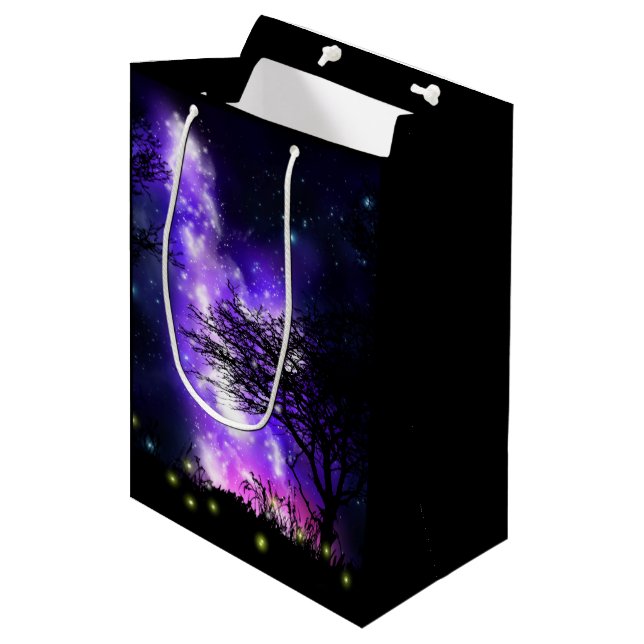 Magical Milky Way Medium Gift Bag (Front Angled)