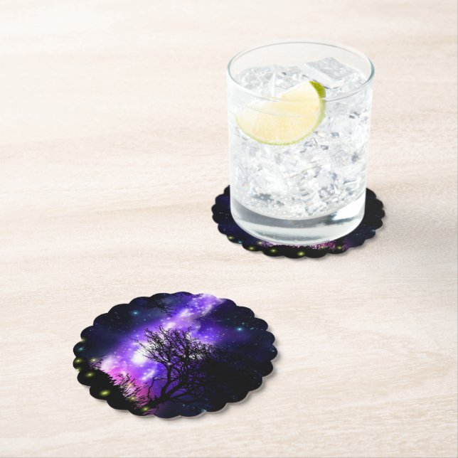 Magical Milky Way Paper Coaster (Insitu)