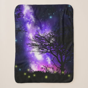 Magical Milky Way Sherpa Blanket