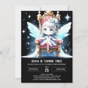 Magical Minimalist Princess Birthday Invitation