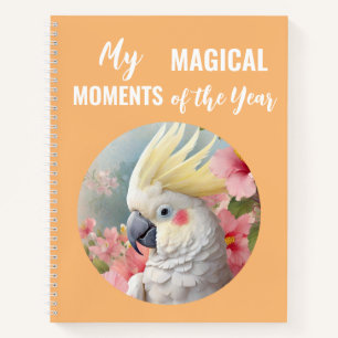 Magical Moments Cockatoo Bird Personalized Name Notebook