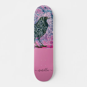 Magical Monogram Skateboard