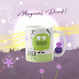 Magical Monster Transformation Kids Name Coffee Mug