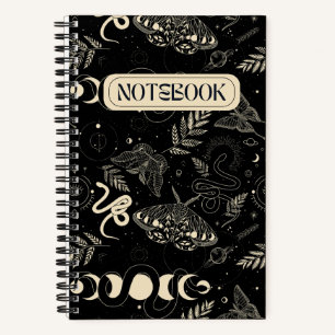 Magical Moon Moth and Snakes  Notebook