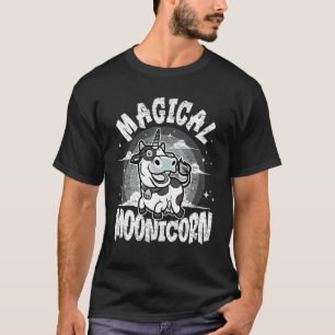 Magical Moonicorn Unicorn For Men Women Cow 3 T-Shirt
