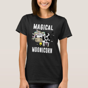 Magical Moonicorn Unicorn For Men Women Cow T-Shirt