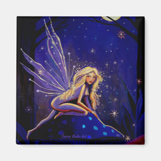 Magical Moonlight Faery - Fairy Art Magnet