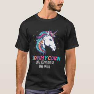 Magical Mothers Day Unicorn Face Mommycorn New Mum T-Shirt