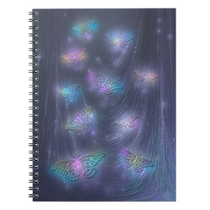 Magical Moths Abstract Fantasy Art Notebook