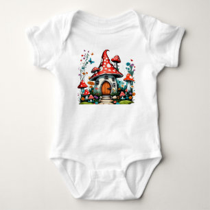 Magical Mushroom Home Baby Bodysuit