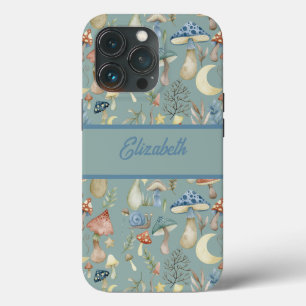 Magical Mushroom Mystical Hygge Personalised iPhone 13 Pro Case