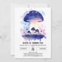 Magical Mushroom Toadstool Birthday