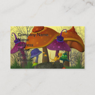 Magical Mushrooms Birthday Card