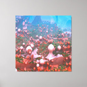 Magical Mushrooms Canvas Print 