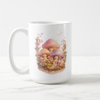 Magical Mushrooms Pastel Fairy Cottagecore Vibes Coffee Mug