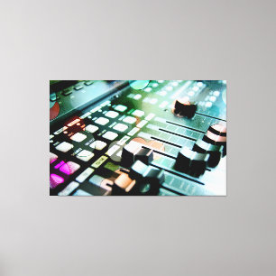 Magical Music Mixer Canvas Print