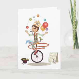 Magical Musical Man (notecard) Card