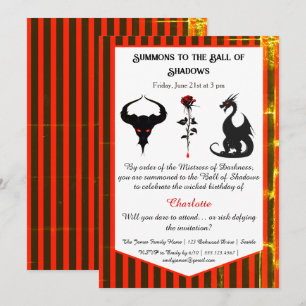 Magical & Mysterious Kids Birthday Party Invitation
