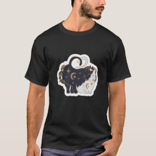 Magical Mystical Cat Couple Yin Yang 2 Ying Décor T-Shirt