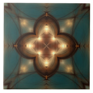 Magical mystical glossy pattern tile