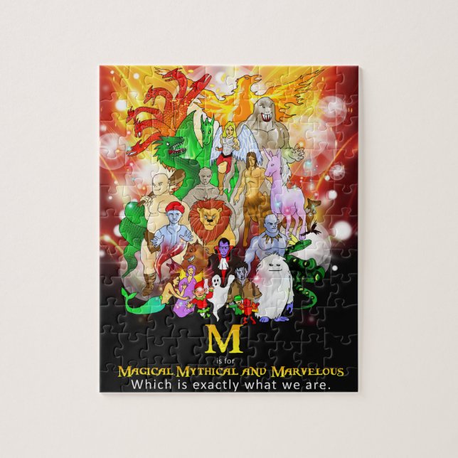 Magical Mythical and Marvellous Creatures Puzzle (Vertical)
