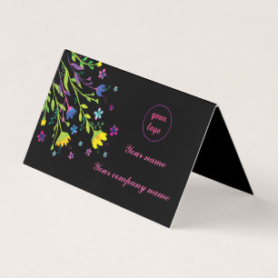 Magical night garden business card