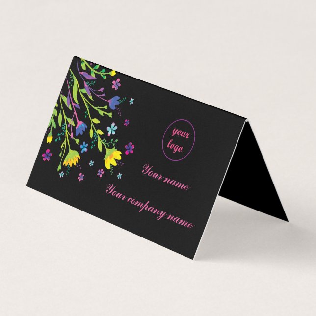 Magical night garden business card (Front)