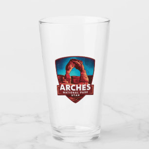 Magical Night in Arches National Park Glass