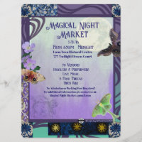Magical Night Market Event Flyer