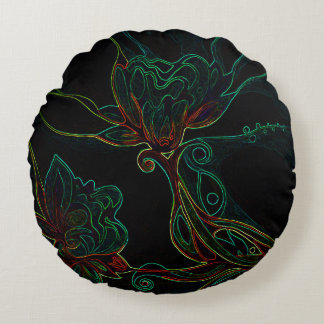 Magical night round cushion