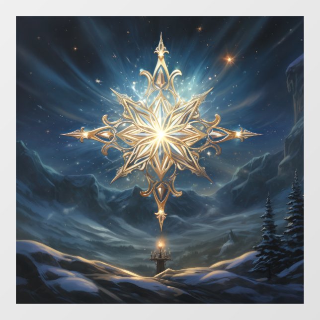 Magical North Star Window Cling (Sheet)