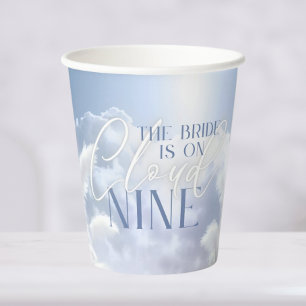 Magical On Cloud Nine 9 Pampas Bridal Shower Paper Cups