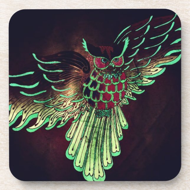 Magical Owl Coaster (Front)