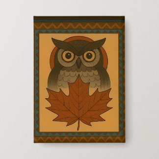 Magical Owl Design with Beaded Look