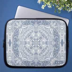 Magical Owl Mandala Laptop Sleeve