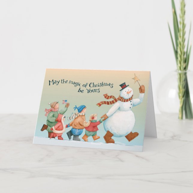 Magical Parade Holiday Card (Front)